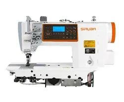 DT828L-75-064H صنعتی سیروبا مدل  دو سوزن دو ماکو چرخ